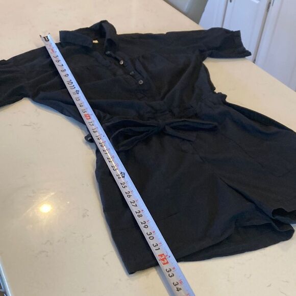 Xirena 100% Cotton Poplin Grady Romper Lightweight Relaxed Minimalist Size XS - Picture 8 of 9